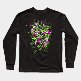 abstract face Long Sleeve T-Shirt